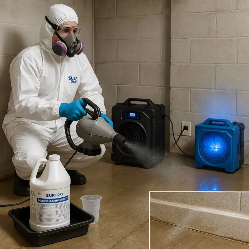 Sanitization and Odor Removal process in Tabor City, NC