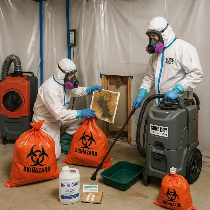 Contaminated Water Handling Protocols process in Tabor City, NC