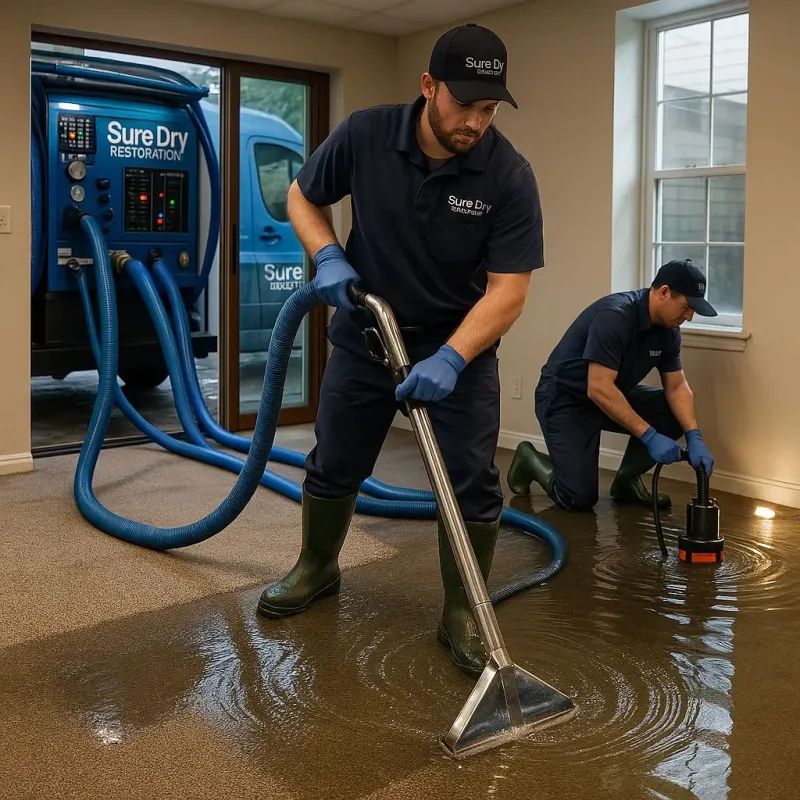 Water Extraction and Removal process in Tabor City, NC